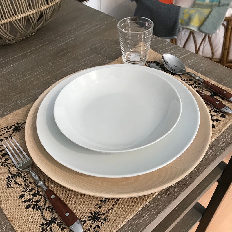 Servizio piatti 18 pezzi in porcellana bianca – Shopping Casa